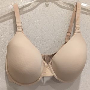 Nursing bra motherhood intimates 34G beige